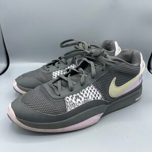 Nike Basketball Shoes Ja Morant Men's Size 12.5 Gray Purple Light Green Zoom